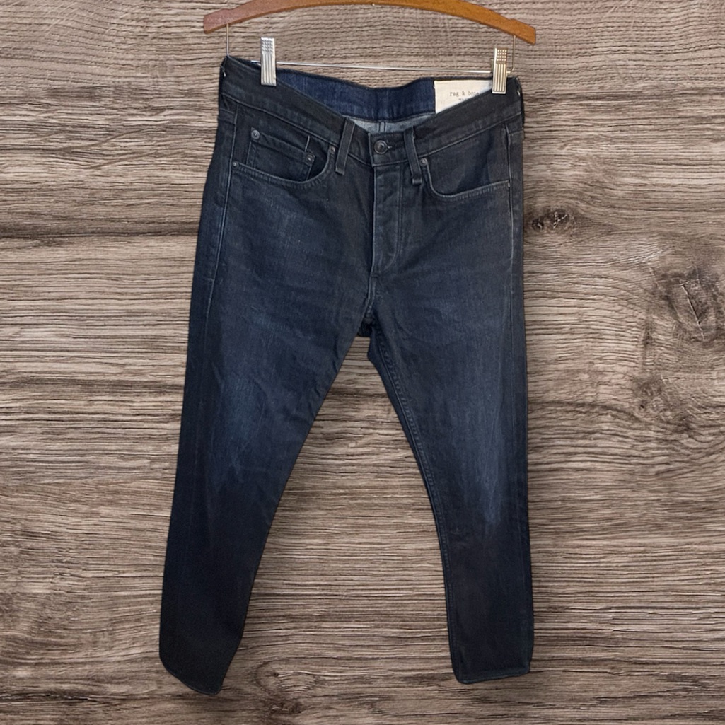 Rag And Bone Jeans Men’s 28 Fit 1 Extra Slim Dark Denim 28x32